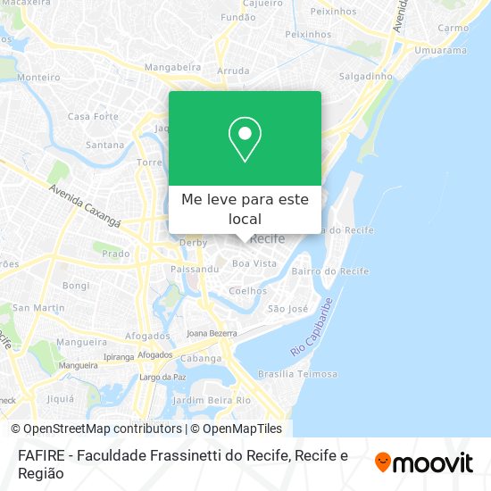 FAFIRE - Faculdade Frassinetti do Recife mapa