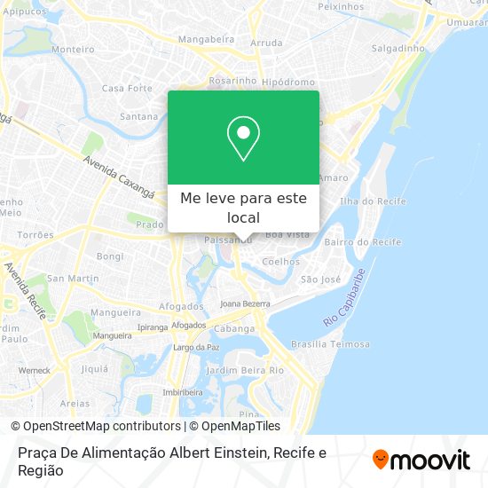 Praça De Alimentação Albert Einstein mapa