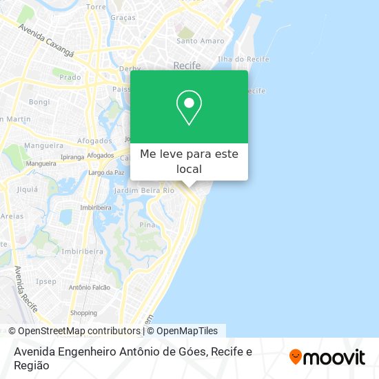 Avenida Engenheiro Antônio de Góes mapa