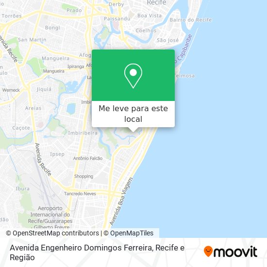 Avenida Engenheiro Domingos Ferreira mapa