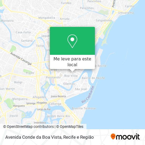 Avenida Conde da Boa Vista mapa