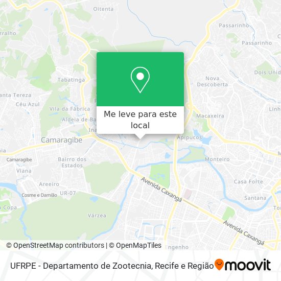 UFRPE - Departamento de Zootecnia mapa