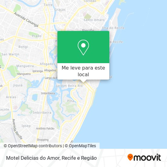 Motel Delicias do Amor mapa