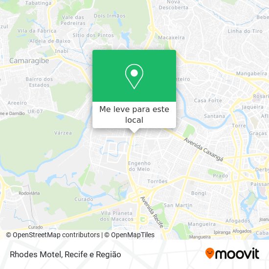 Rhodes Motel mapa