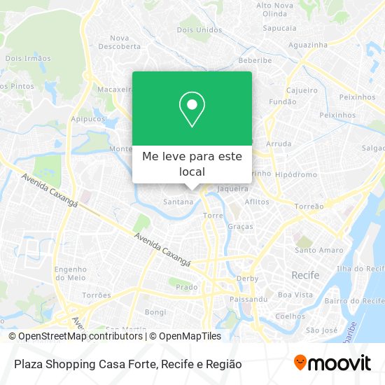 Plaza Shopping Casa Forte mapa