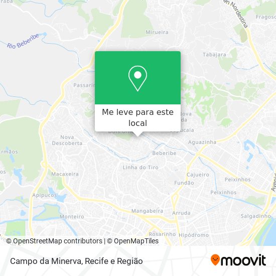 Campo da Minerva mapa