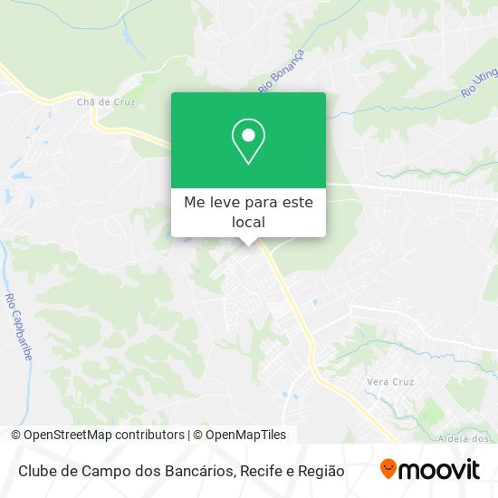 Clube de Campo dos Bancários mapa