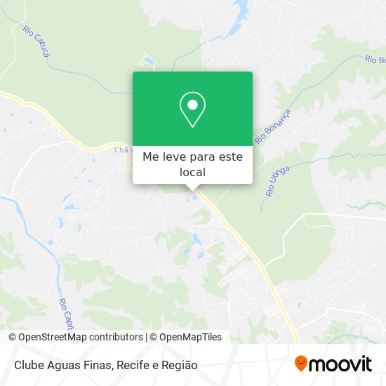 Clube Aguas Finas mapa