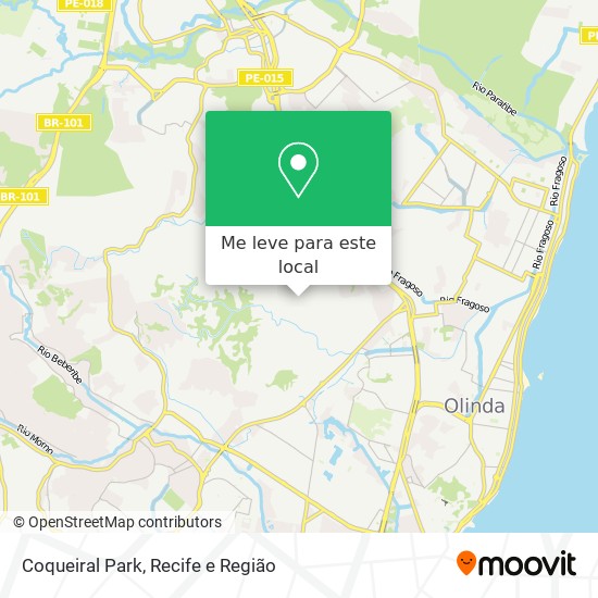 Coqueiral Park mapa
