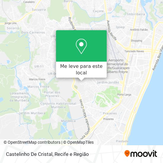 Castelinho De Cristal mapa
