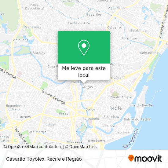 Casarão Toyolex mapa