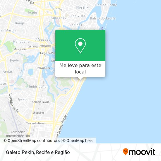 Galeto Pekin mapa