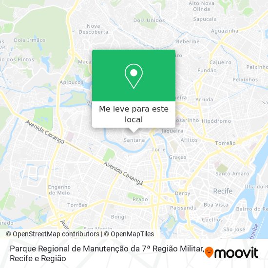 Parque Regional de Manutenção da 7ª Região Militar mapa