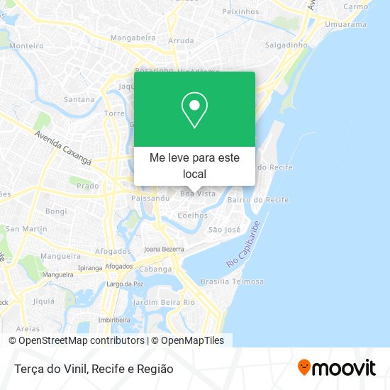 Terça do Vinil mapa