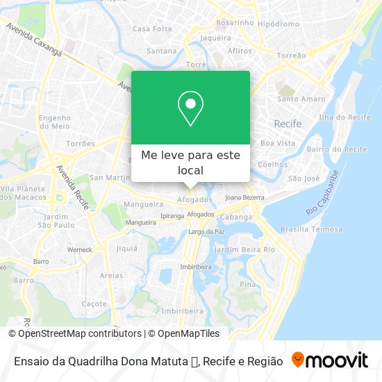 Ensaio da Quadrilha Dona Matuta 👯 mapa