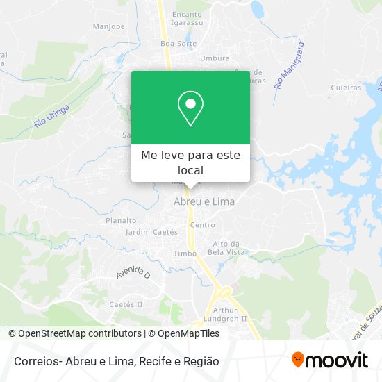 Correios- Abreu e Lima mapa