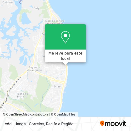 cdd - Janga - Correios mapa