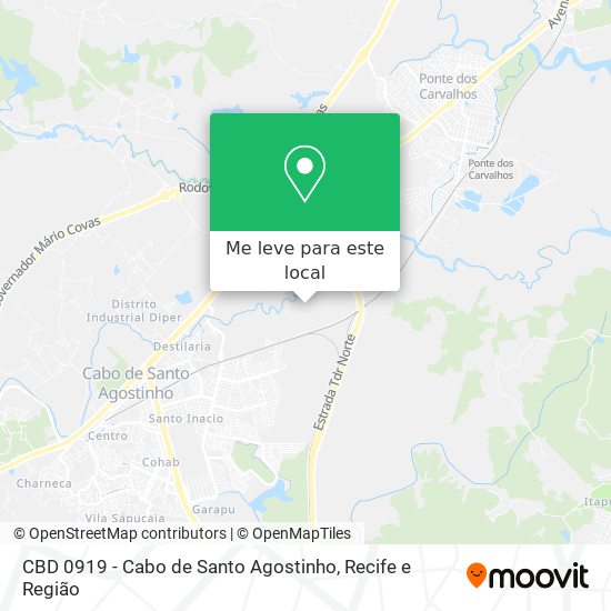 CBD 0919 - Cabo de Santo Agostinho mapa