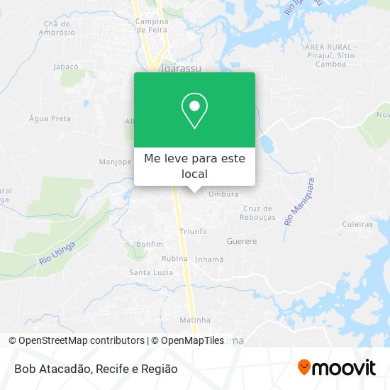 Bob Atacadão mapa