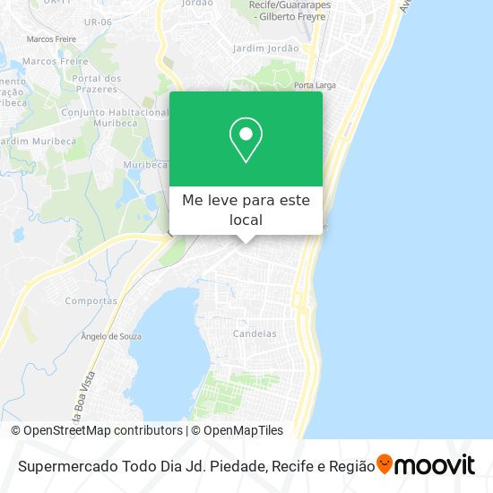 Supermercado Todo Dia Jd. Piedade mapa
