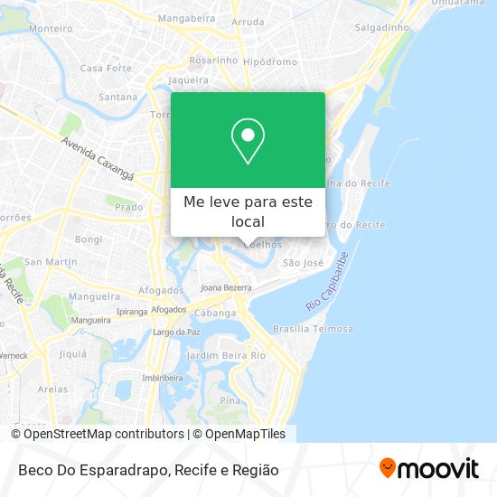 Beco Do Esparadrapo mapa