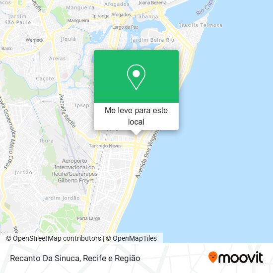 Recanto Da Sinuca mapa