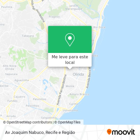 Av Joaquim Nabuco mapa