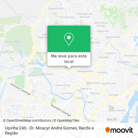 Upinha 24h  -  Dr. Moacyr André Gomes mapa