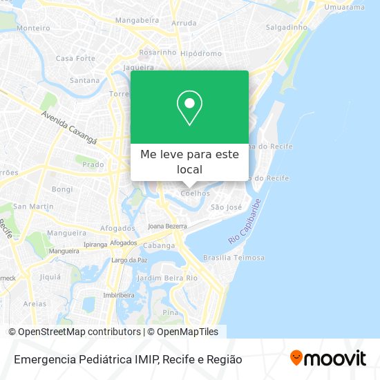 Emergencia Pediátrica IMIP mapa
