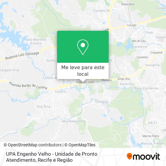 UPA Engenho Velho - Unidade de Pronto Atendimento mapa