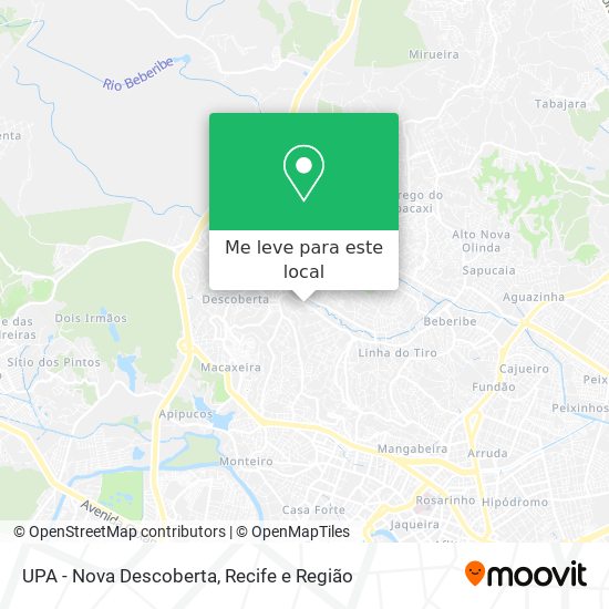 UPA - Nova Descoberta mapa