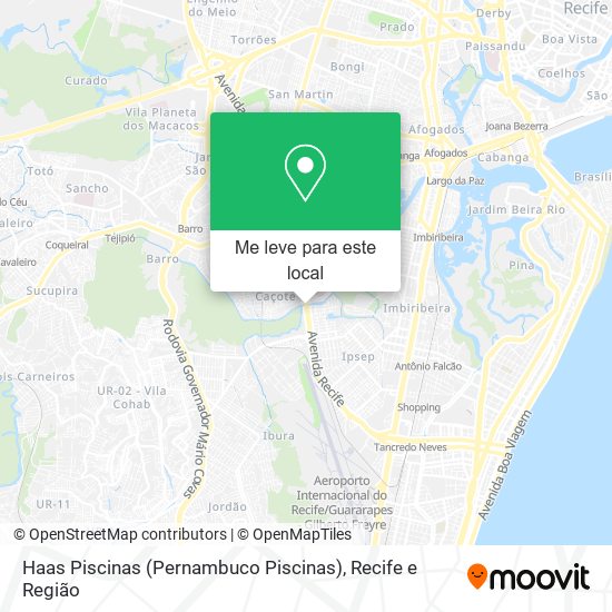 Haas Piscinas (Pernambuco Piscinas) mapa