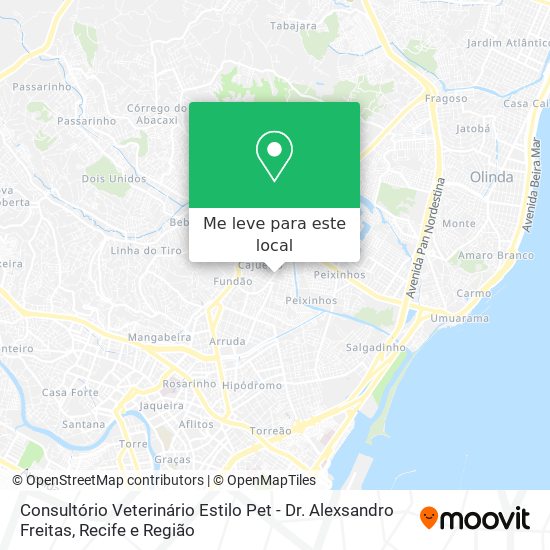 Consultório Veterinário Estilo Pet - Dr. Alexsandro Freitas mapa