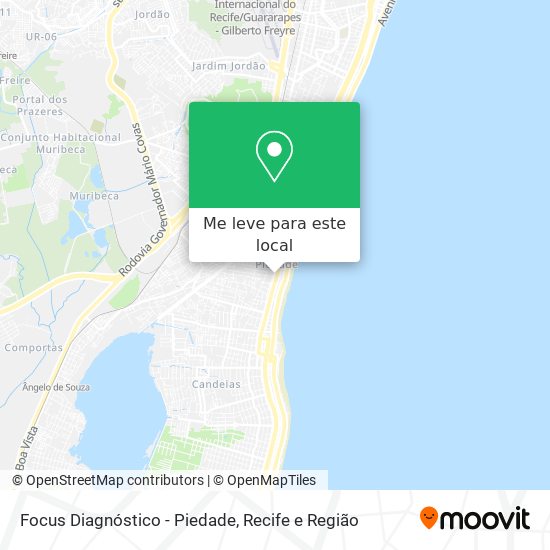 Focus Diagnóstico - Piedade mapa