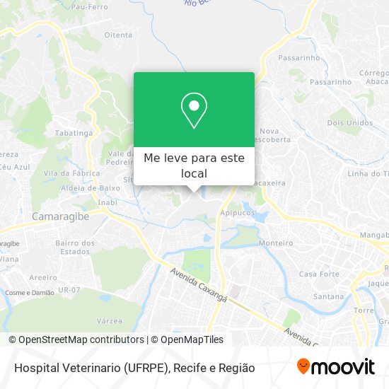 Hospital Veterinario (UFRPE) mapa
