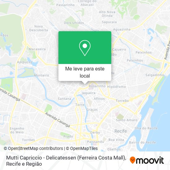 Mutti Capriccio - Delicatessen (Ferreira Costa Mall) mapa