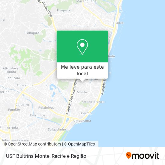 USF Bultrins Monte mapa