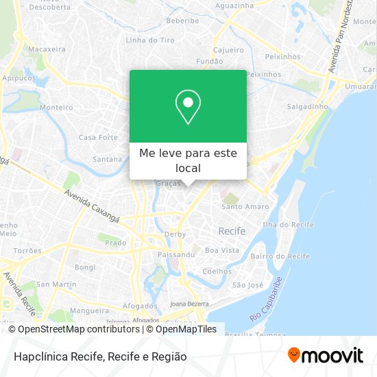 Hapclínica Recife mapa