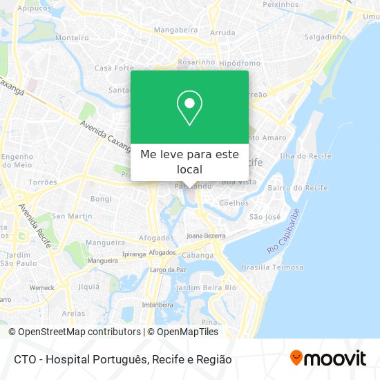 CTO - Hospital Português mapa