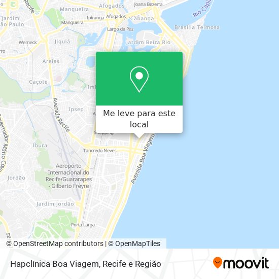 Hapclínica Boa Viagem mapa