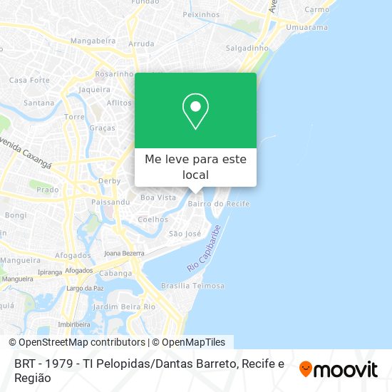 BRT - 1979 - TI Pelopidas / Dantas Barreto mapa