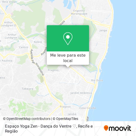 Espaço Yoga Zen - Dança do Ventre ♡ mapa