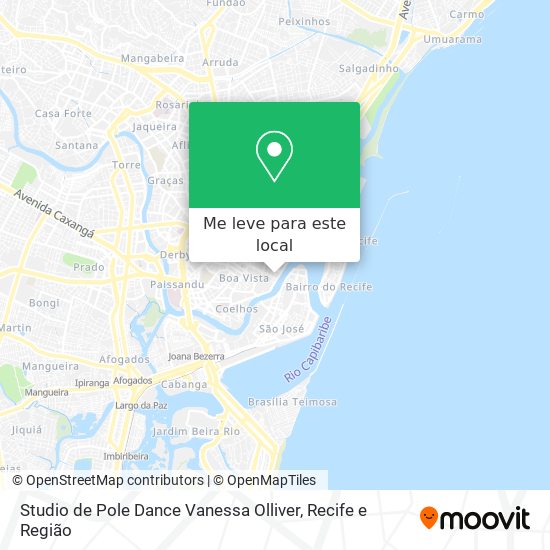 Studio de Pole Dance Vanessa Olliver mapa