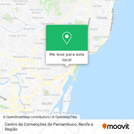 Centro de Convenções de Pernambuco mapa