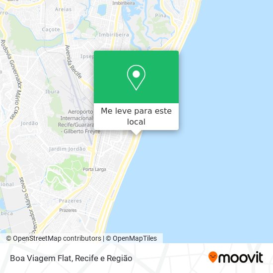 Boa Viagem Flat mapa