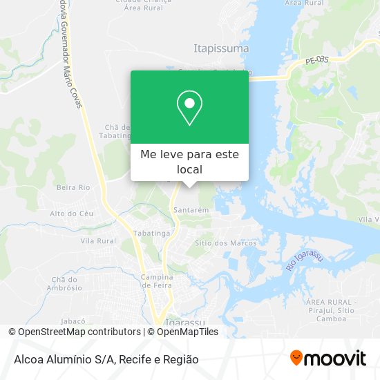 Alcoa Alumínio S/A mapa
