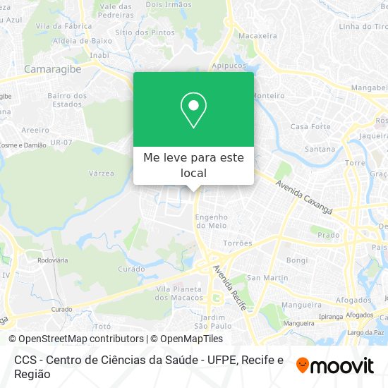 CCS - Centro de Ciências da Saúde - UFPE mapa