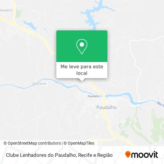 Clube Lenhadores do Paudalho mapa