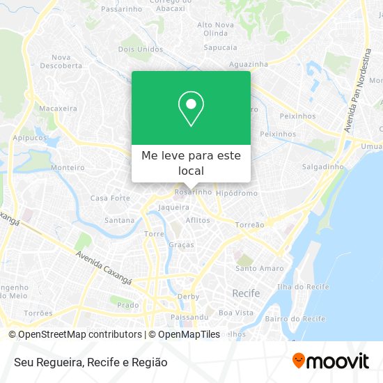 Seu Regueira mapa