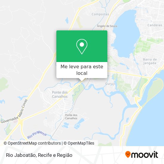 Rio Jaboatão mapa